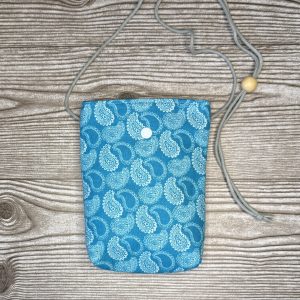 Treat Pouch | Blue Paisley